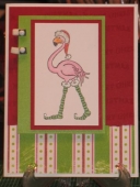 flamingo Christmas by 