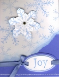 Joy Snowflake Gift Card Holder by 