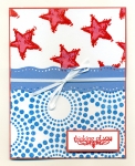 Red,White & Blue Card swap by 