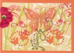 Summery flutterby ATC by 